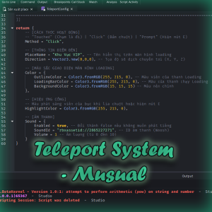 teleport system musual